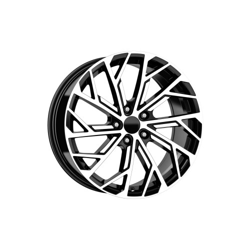Jante DY819 KM 19x8.5 5x112 ET40 negru polish compatibile Audi